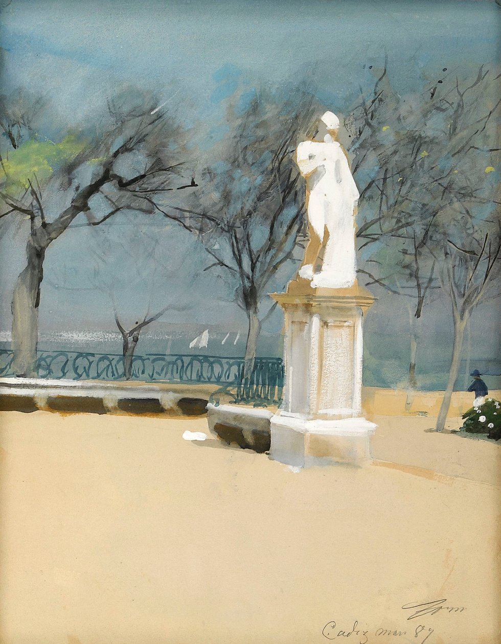 Alamedan és Cádiz alkotó: Anders Leonard Zorn