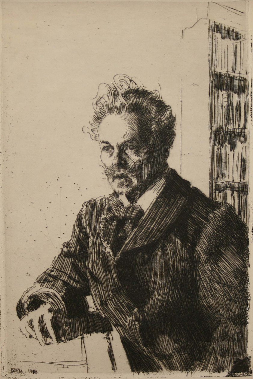 August Strindberg alkotó: Anders Leonard Zorn