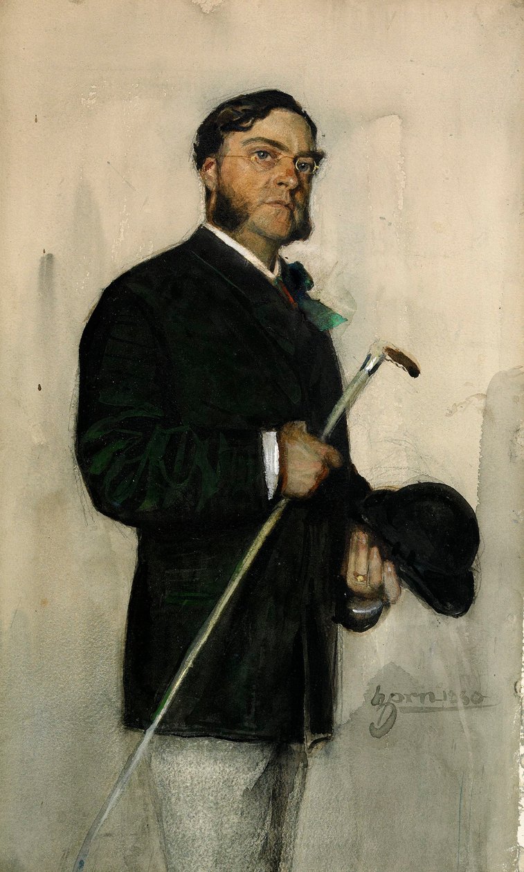 Ludvig Arosenius bankár alkotó: Anders Leonard Zorn