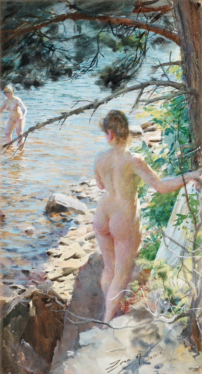 Dalaröklippor II alkotó: Anders Leonard Zorn