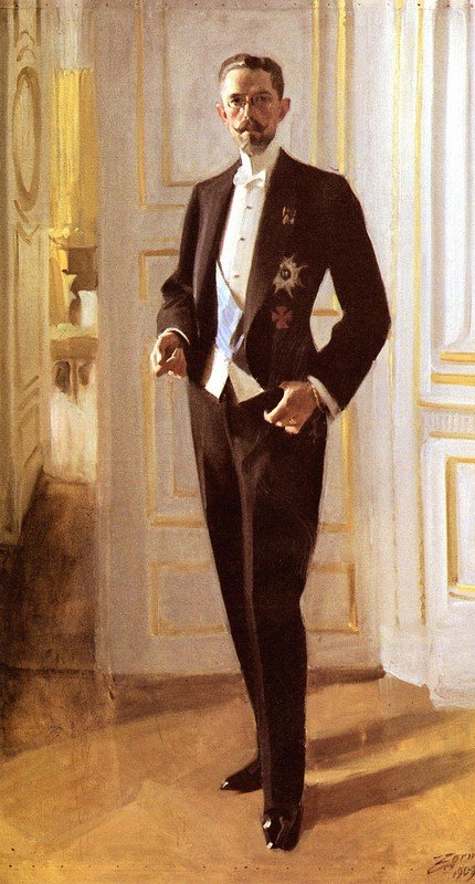 Gustav V. alkotó: Anders Leonard Zorn