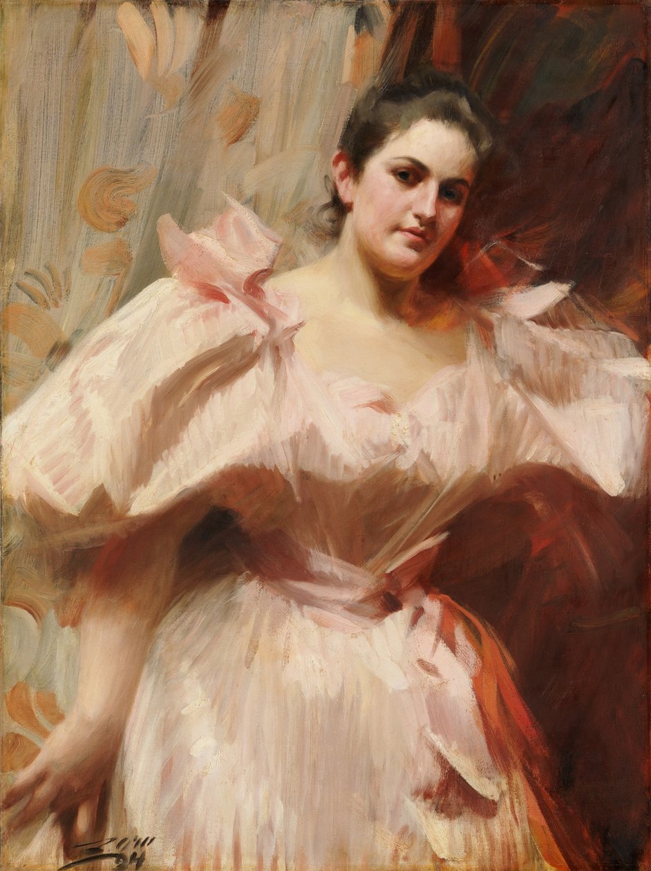 Frieda Schiff portréja alkotó: Anders Leonard Zorn