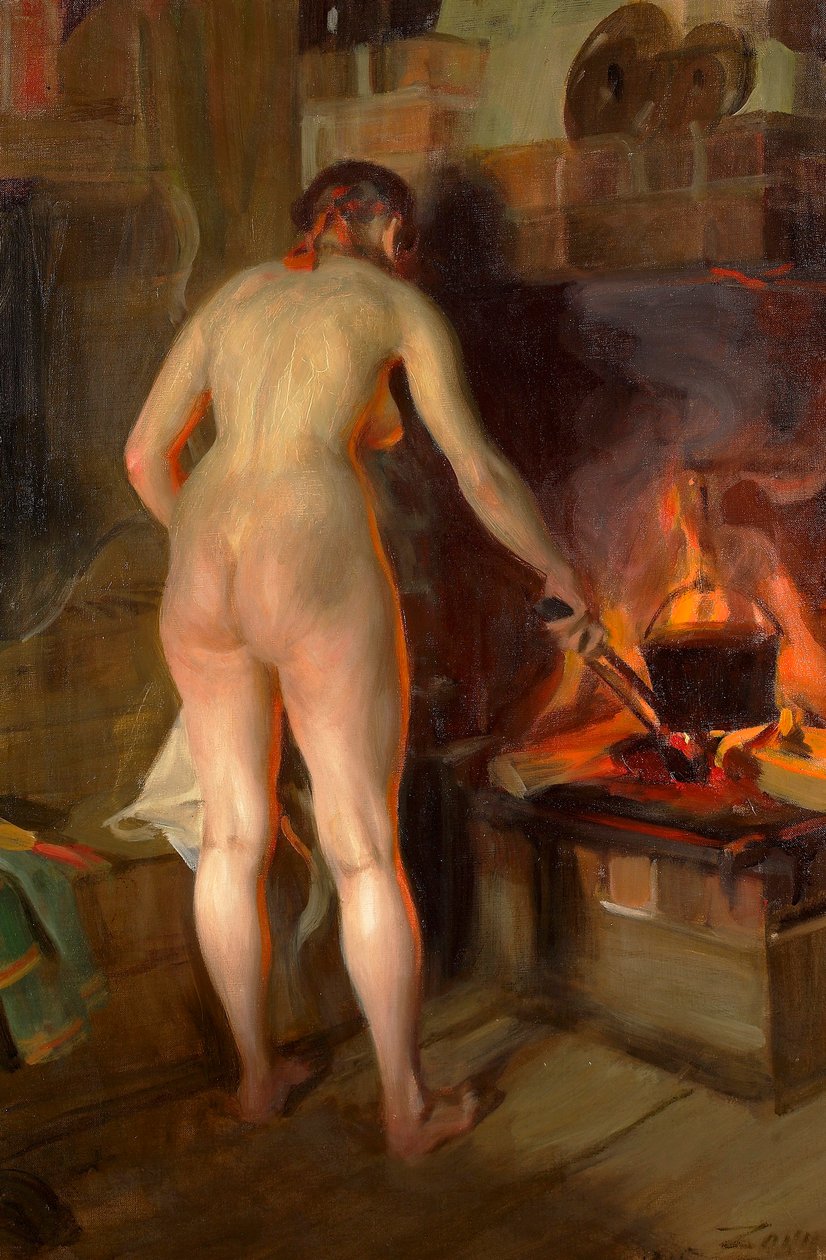 A burgonya vízforraló alkotó: Anders Leonard Zorn