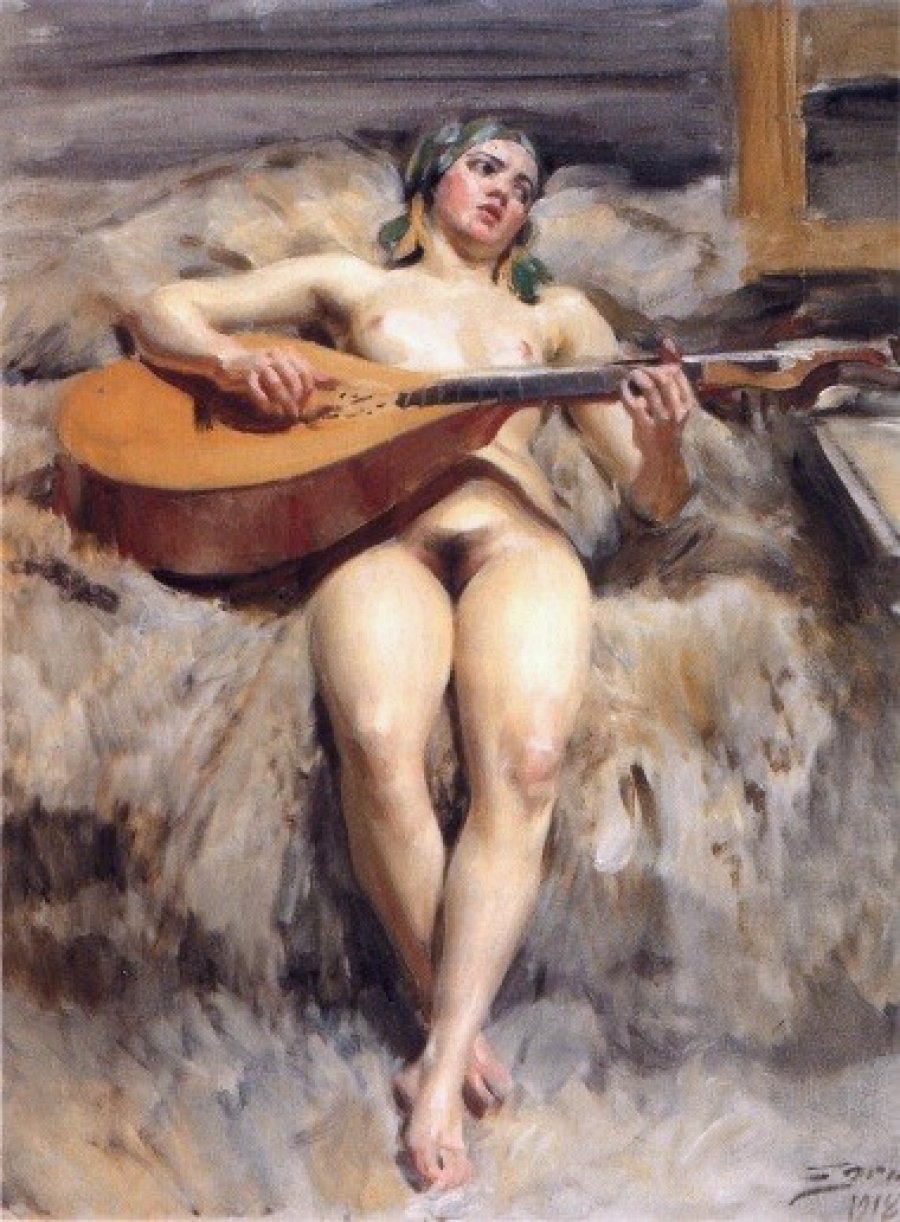 Stúdió Idyll alkotó: Anders Leonard Zorn