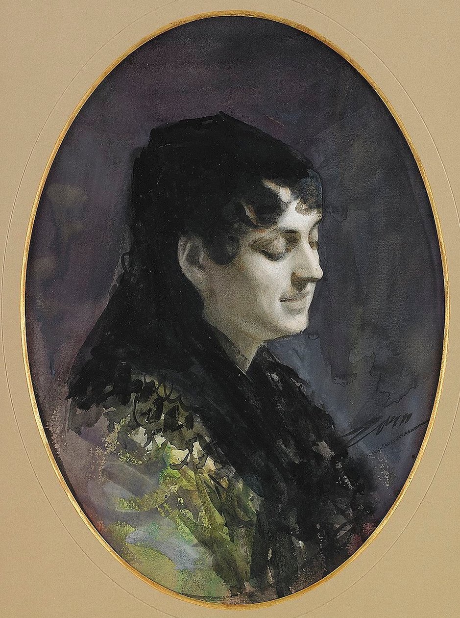Spanyol spanyol nő alkotó: Anders Leonard Zorn