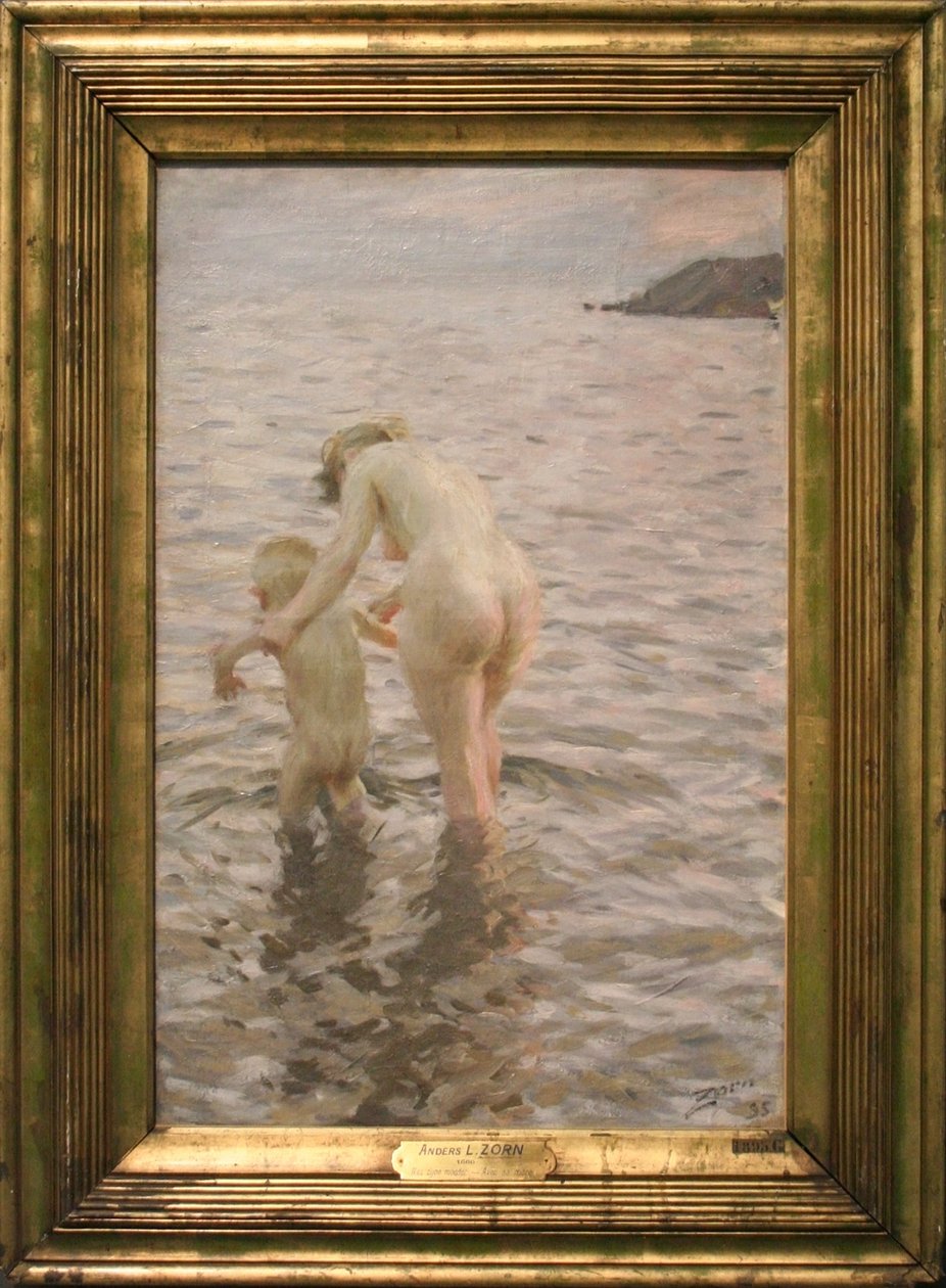 Anyával alkotó: Anders Leonard Zorn