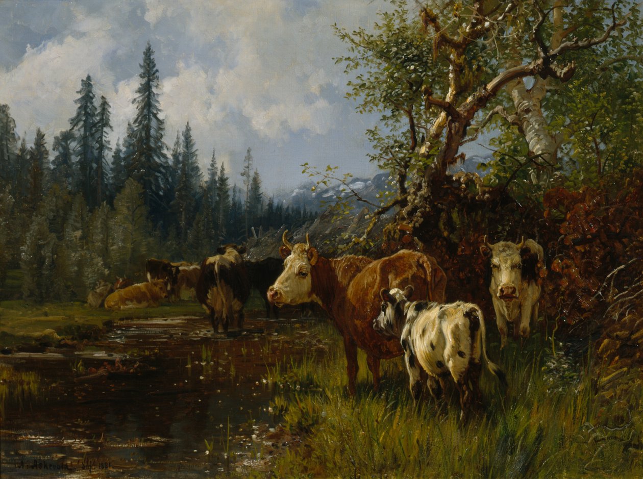 Tehenek a tónál alkotó: Anders Askevold