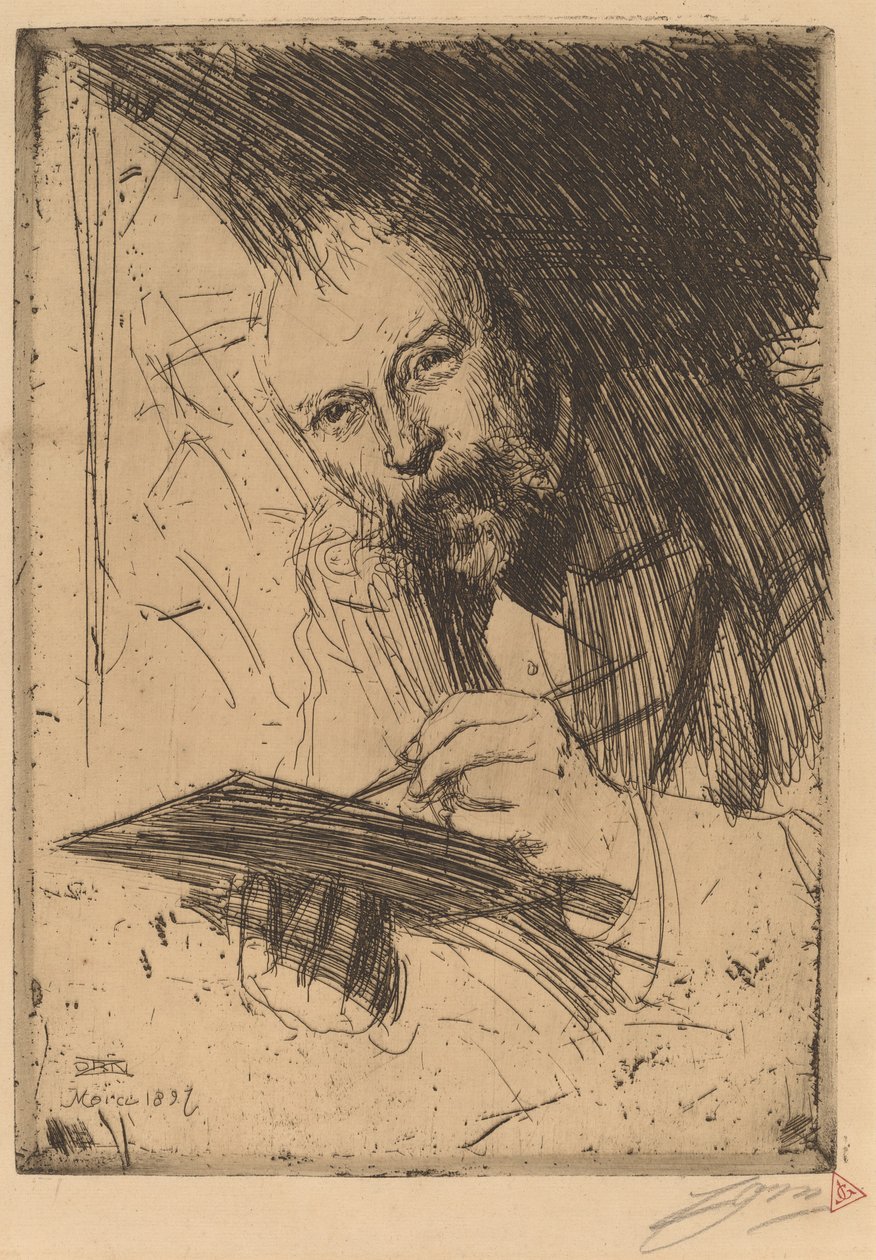 Carl Larsson, 1897. alkotó: Anders Leonard Zorn
