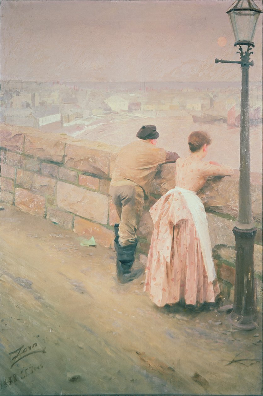 Fisherman, St. Ives, 1888 alkotó: Anders Leonard Zorn
