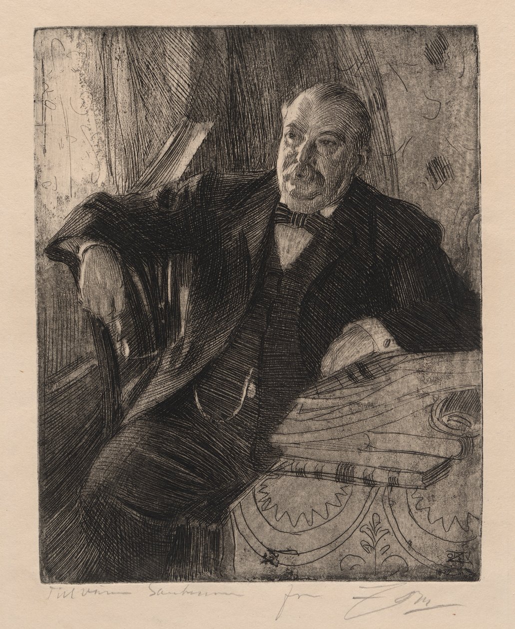 Grover Cleveland alkotó: Anders Leonard Zorn