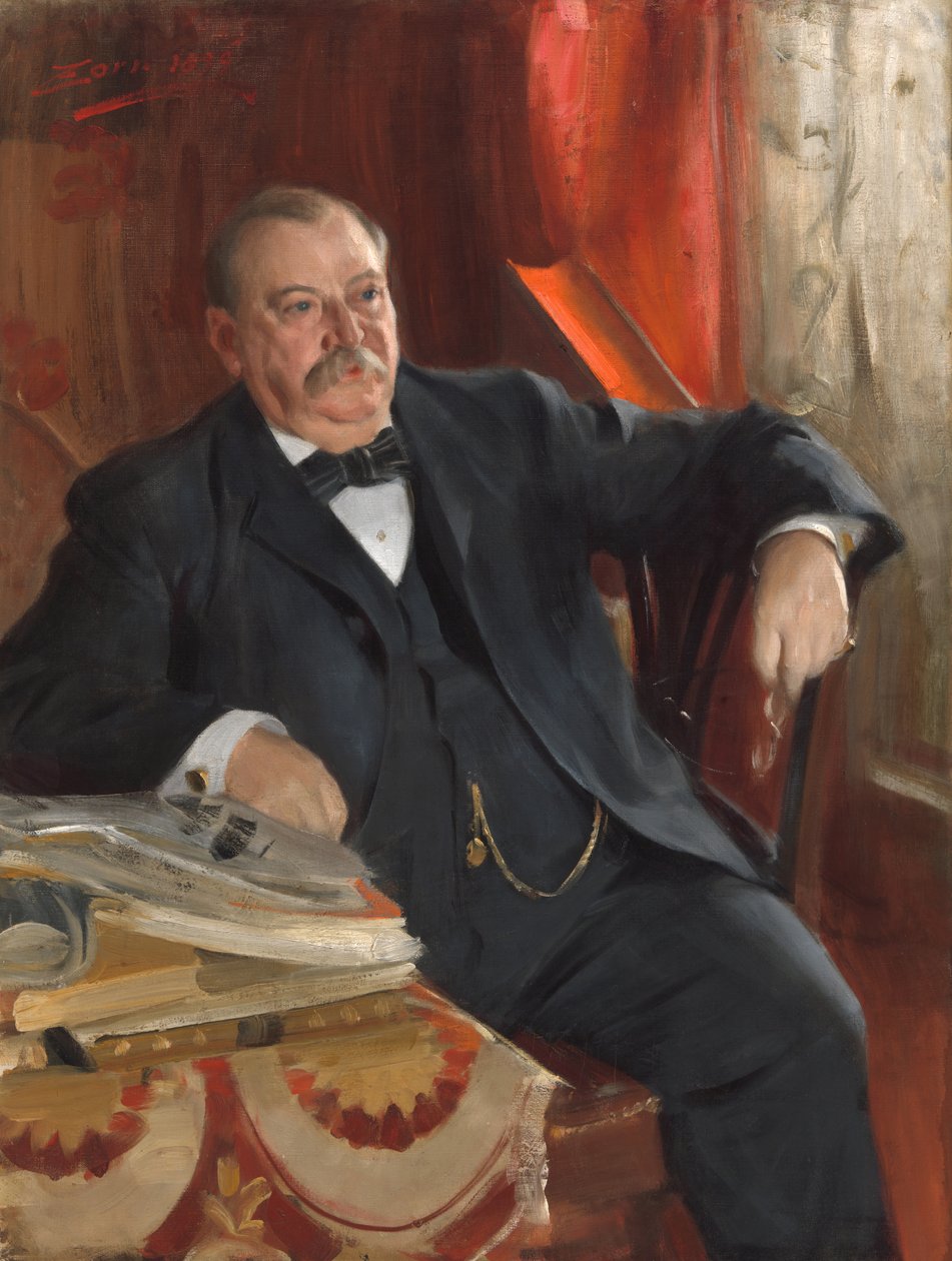 Grover Cleveland alkotó: Anders Leonard Zorn