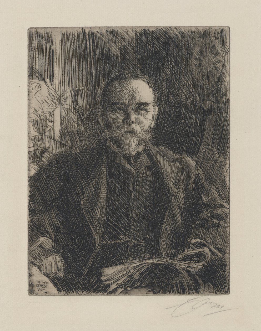 John Milton Hay alkotó: Anders Leonard Zorn