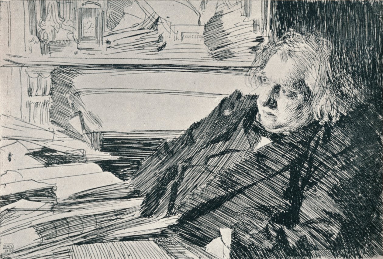 Joseph Ernest Renan 1823-1892, 1892, 1898 alkotó: Anders Leonard Zorn