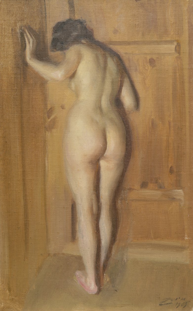 Kuvadorren (A kamraajtó) alkotó: Anders Leonard Zorn