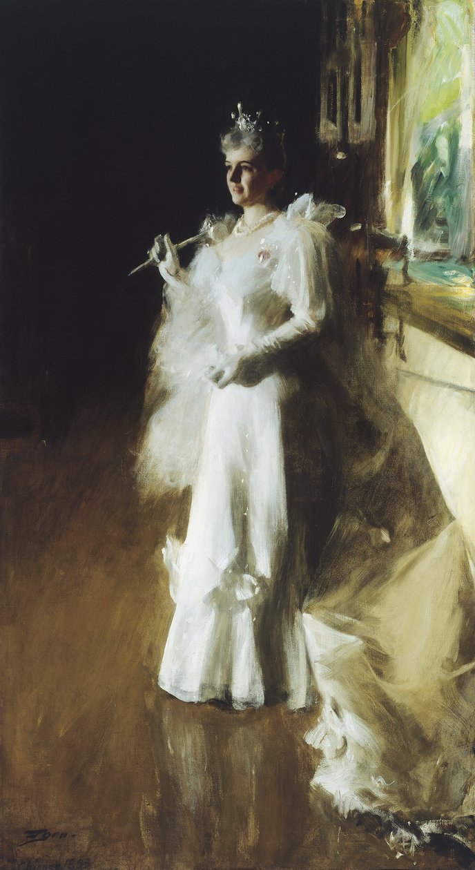 Mrs. Potter Palmer, 1893 alkotó: Anders Leonard Zorn