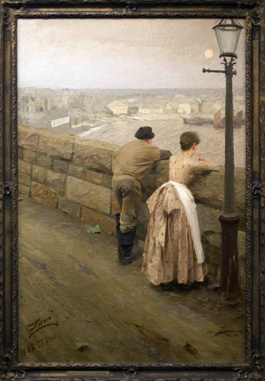 Saint Yves-i pecheurs (Morbihan). Anders Zorn (1860-1920) festménye, olaj, vászon, XIX. század vége-XX. Szépművészeti Múzeum Pauban. alkotó: Anders Leonard Zorn