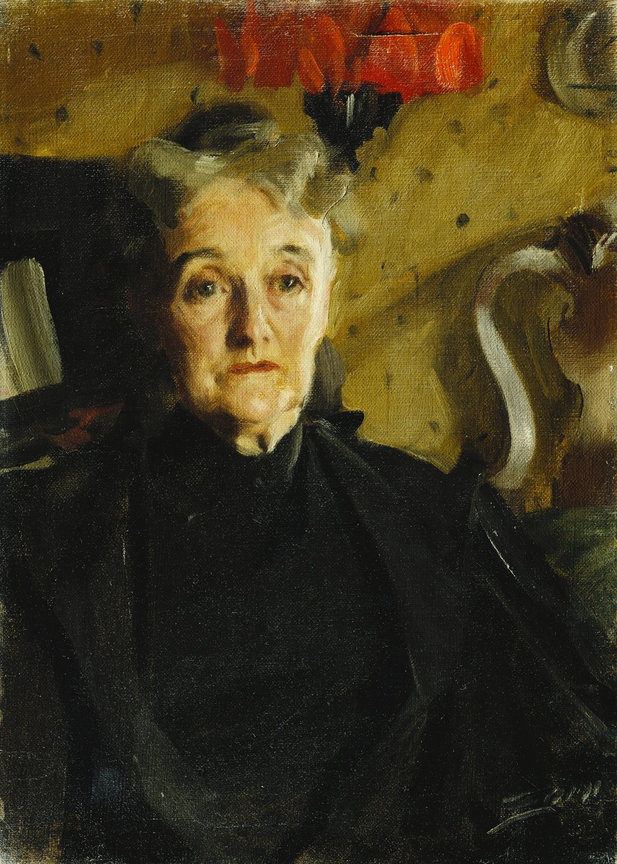 Mrs Hallowell portréja, alkotó: Anders Leonard Zorn