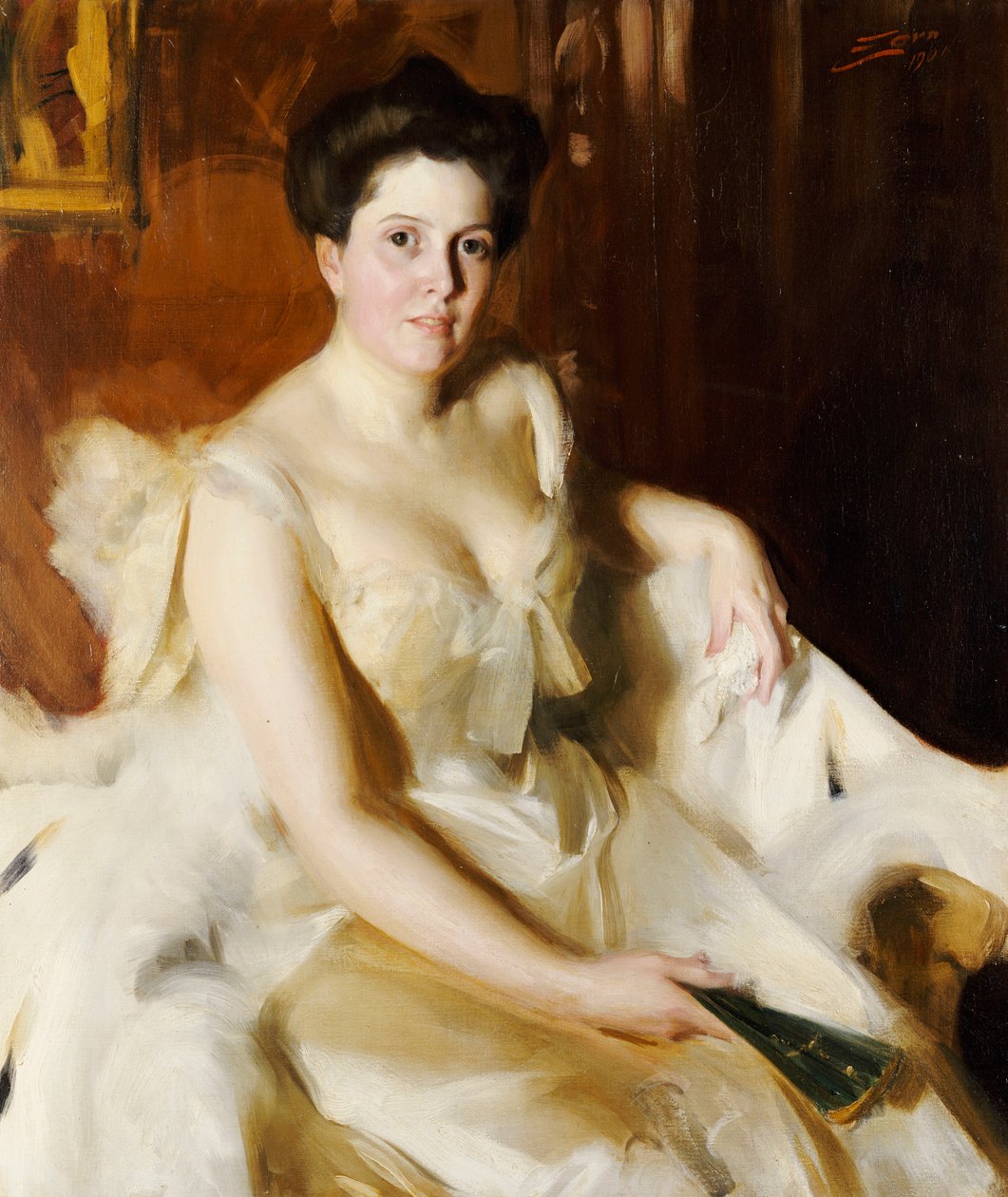 Mrs. de Ver Warner portréja alkotó: Anders Leonard Zorn