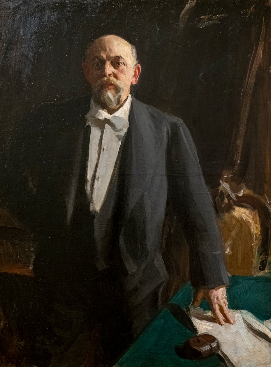 Sava Mamontov portréja alkotó: Anders Leonard Zorn