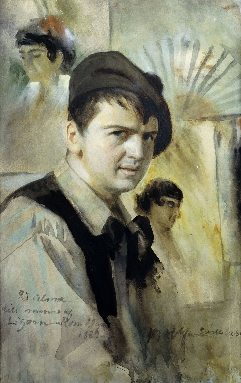 A művész portréja, 1881 alkotó: Anders Leonard Zorn