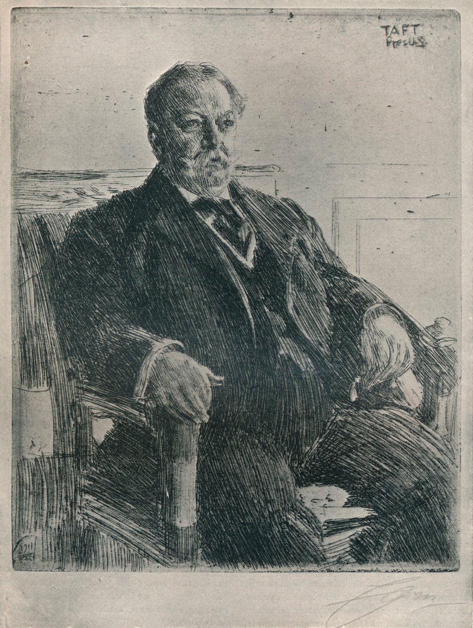 Taft elnök, 1911 alkotó: Anders Leonard Zorn