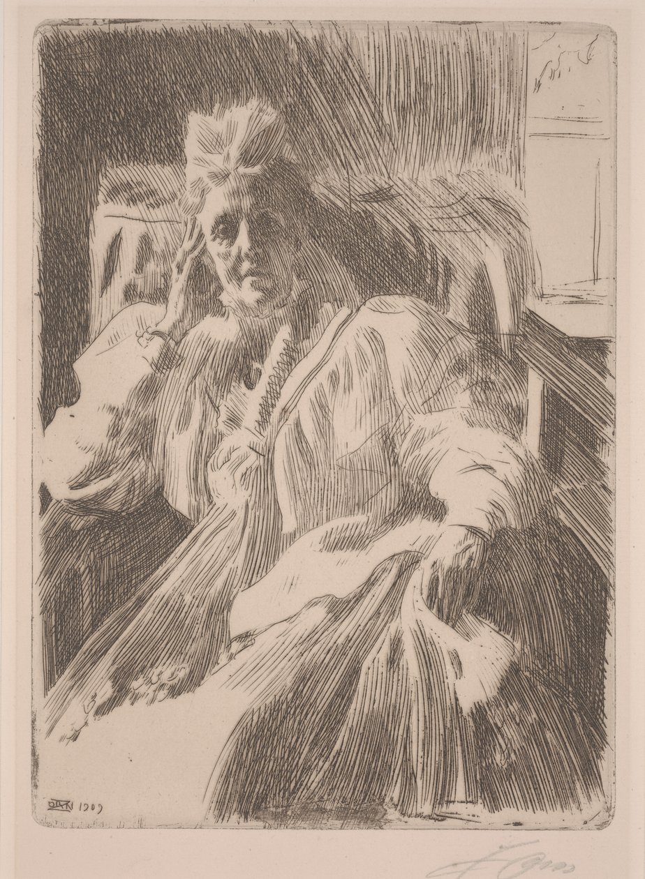 Zsófia svéd királynő alkotó: Anders Leonard Zorn