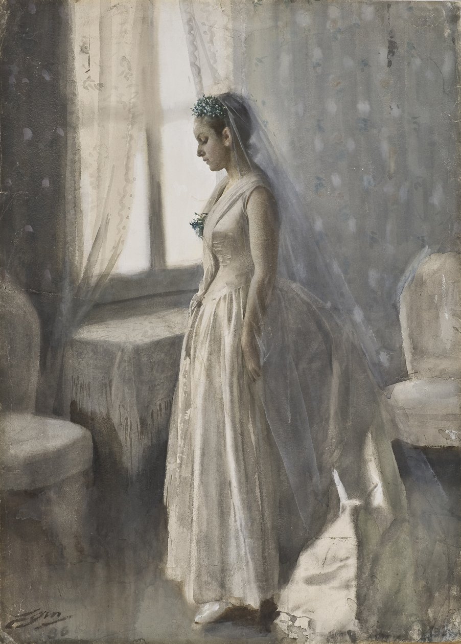 A menyasszony, 1886 alkotó: Anders Leonard Zorn