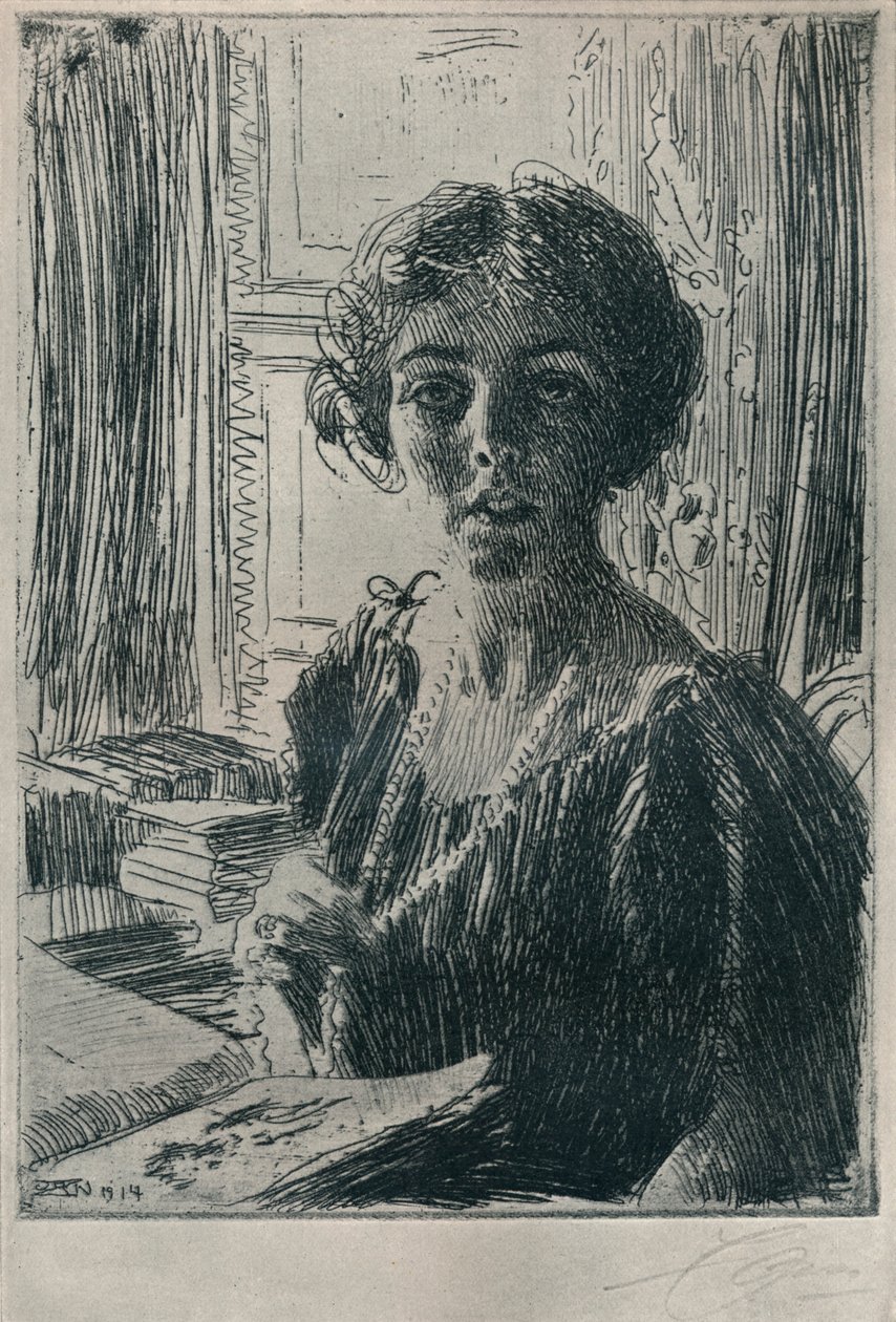 Margit svéd koronahercegnő, 1914 alkotó: Anders Leonard Zorn
