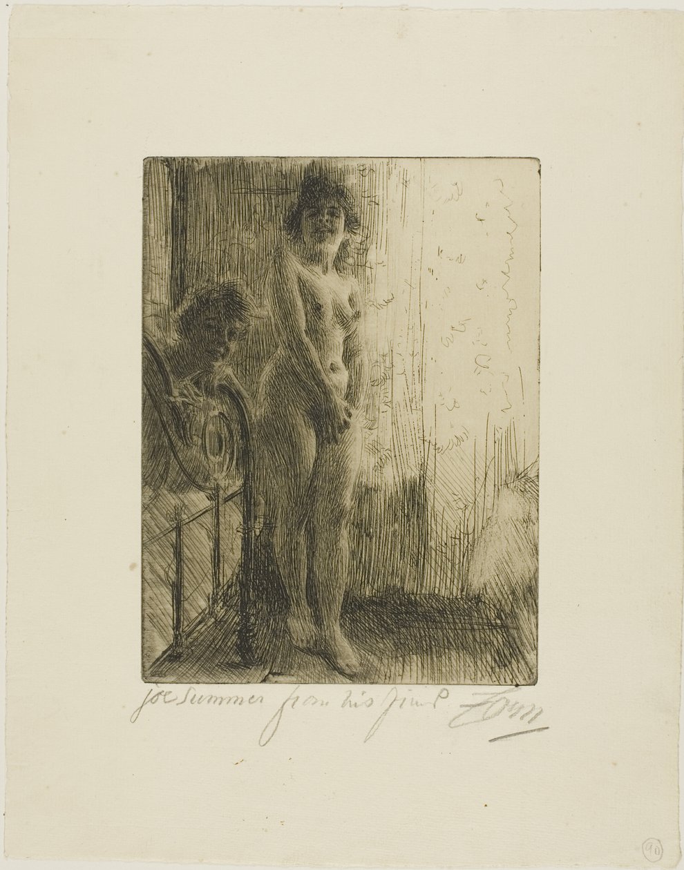 Egy sötét sarok alkotó: Anders Leonard Zorn