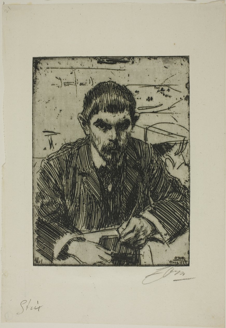 Albert Engström alkotó: Anders Leonard Zorn