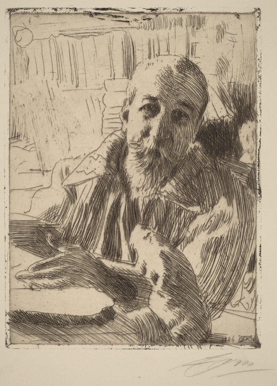 Anatole France alkotó: Anders Zorn