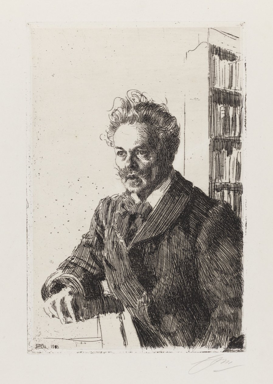 August Strindberg alkotó: Anders Zorn