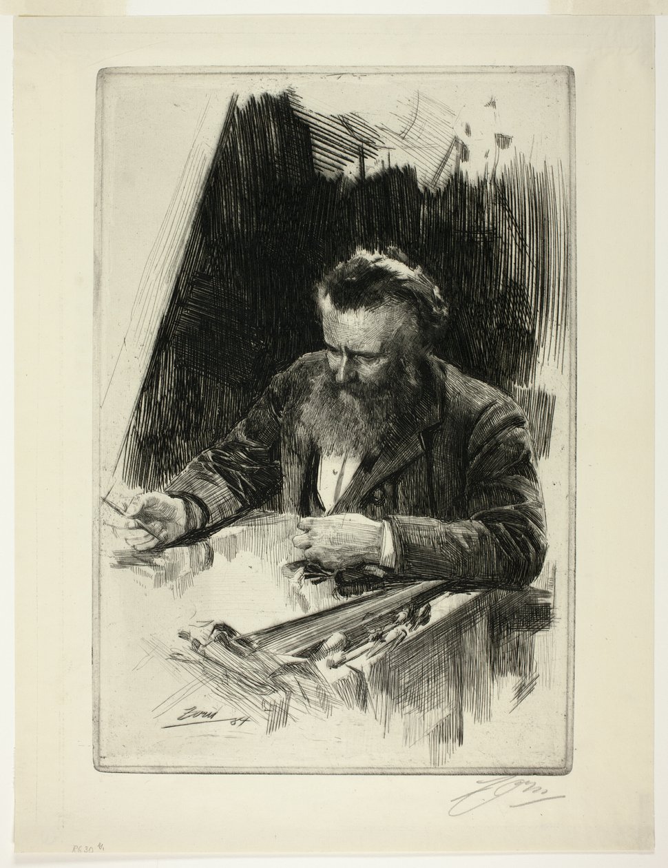 Axel Herman Haig III alkotó: Anders Leonard Zorn