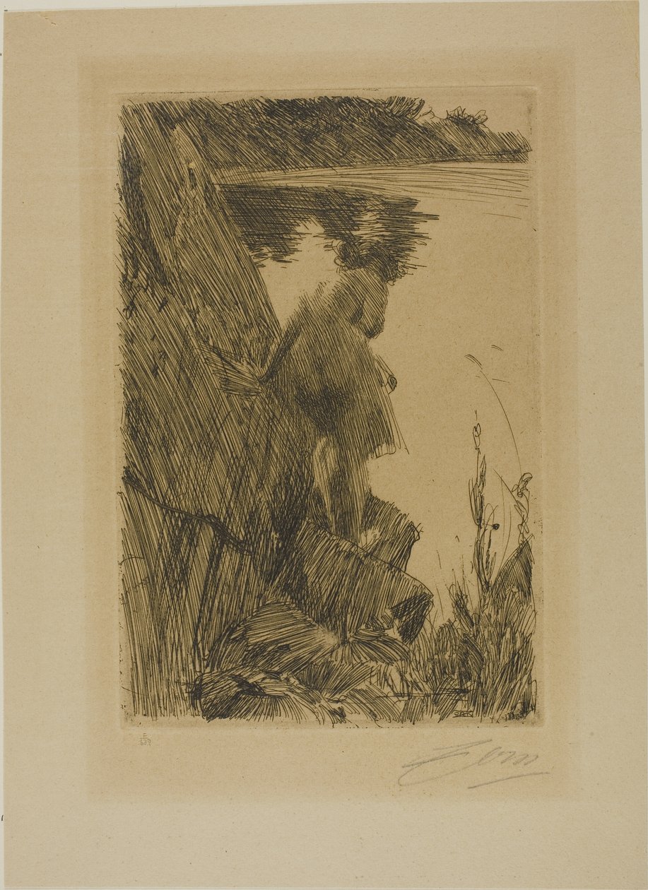 Fürdő (Esti) III alkotó: Anders Leonard Zorn