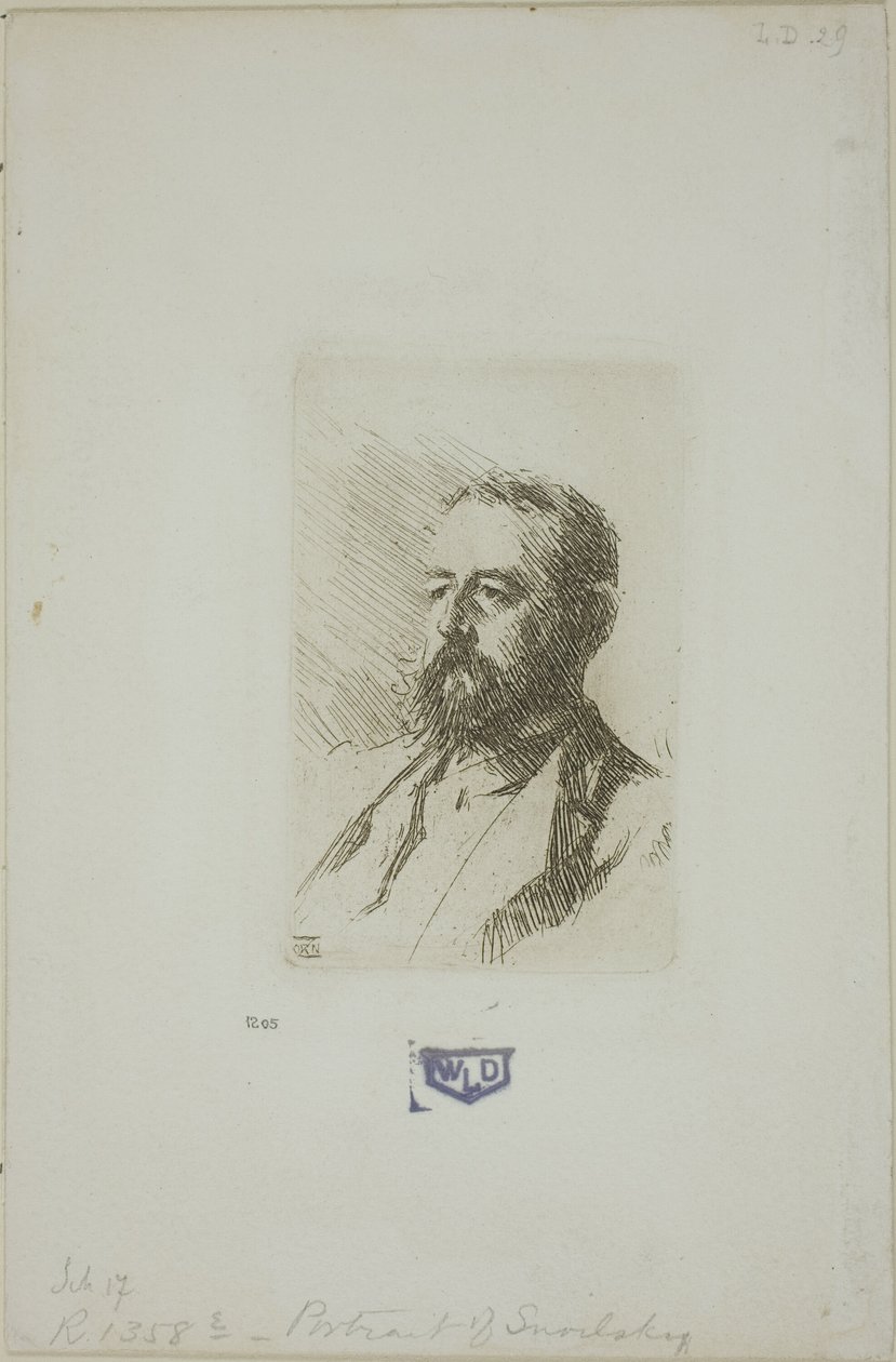 Carl Snoilsky alkotó: Anders Leonard Zorn