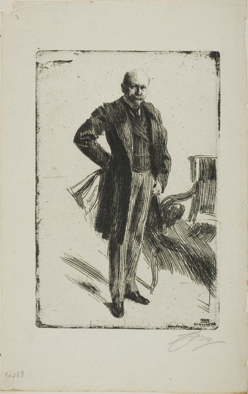 Lamont I. ezredes (teljes hosszban) alkotó: Anders Leonard Zorn