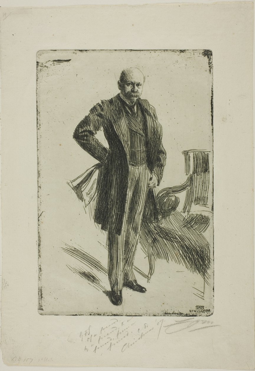 Lamont I. ezredes (teljes hosszban) alkotó: Anders Leonard Zorn