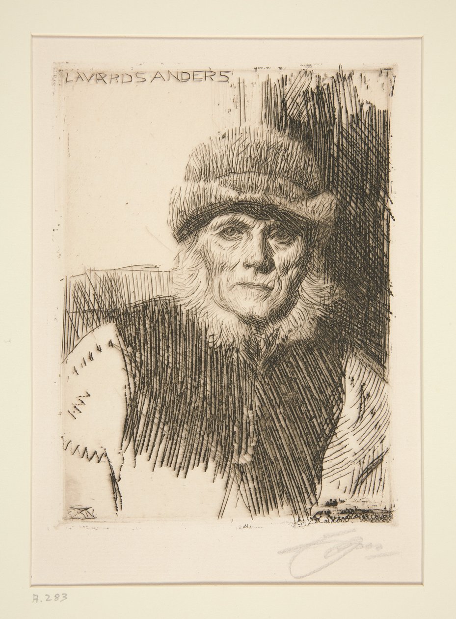 Dalarna-i paraszt alkotó: Anders Zorn