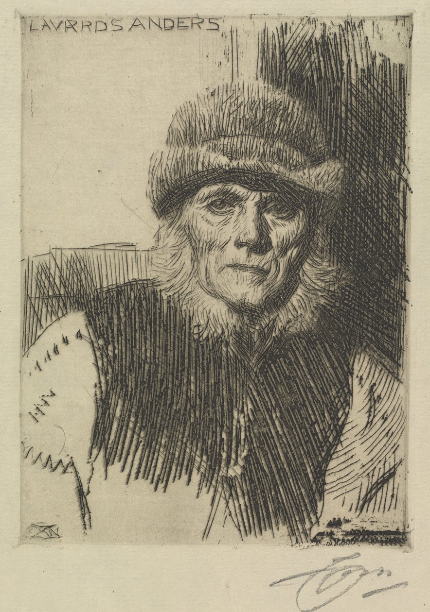 Dalarna-i paraszt alkotó: Anders Zorn