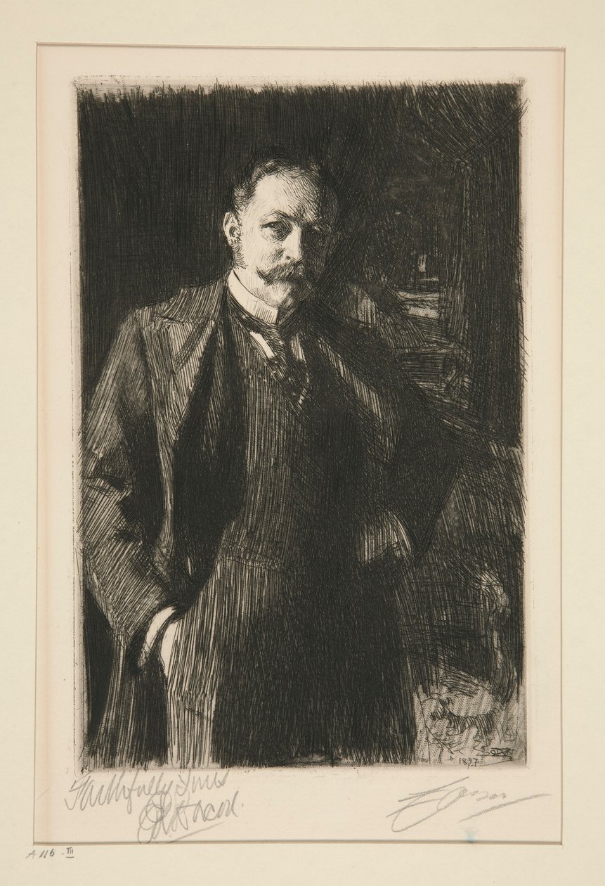 E. R. Bacon alkotó: Anders Leonard Zorn