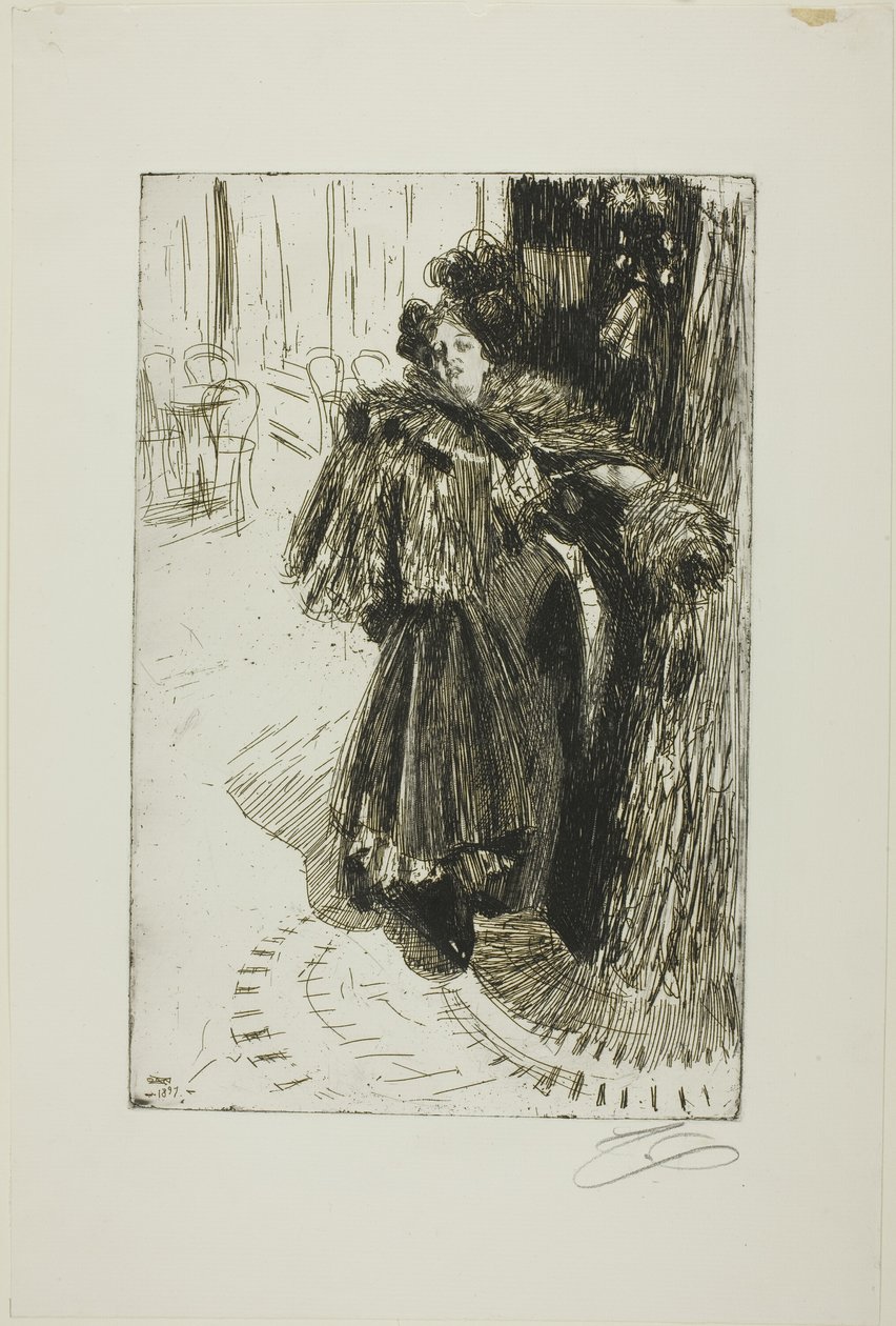 Effet de Nuit III alkotó: Anders Leonard Zorn