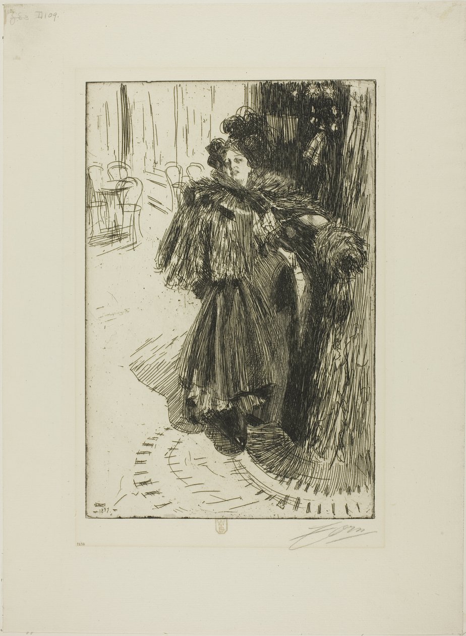 Effet de Nuit III alkotó: Anders Leonard Zorn