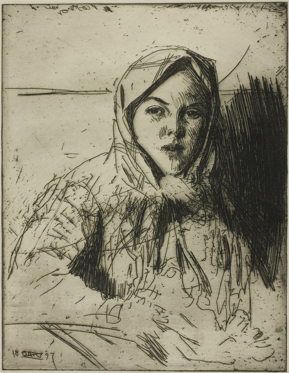 Emma, Mora lány alkotó: Anders Leonard Zorn