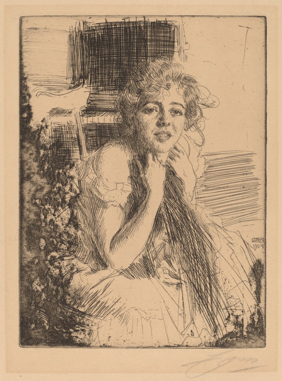 Emma Rasmussen alkotó: Anders Leonard Zorn