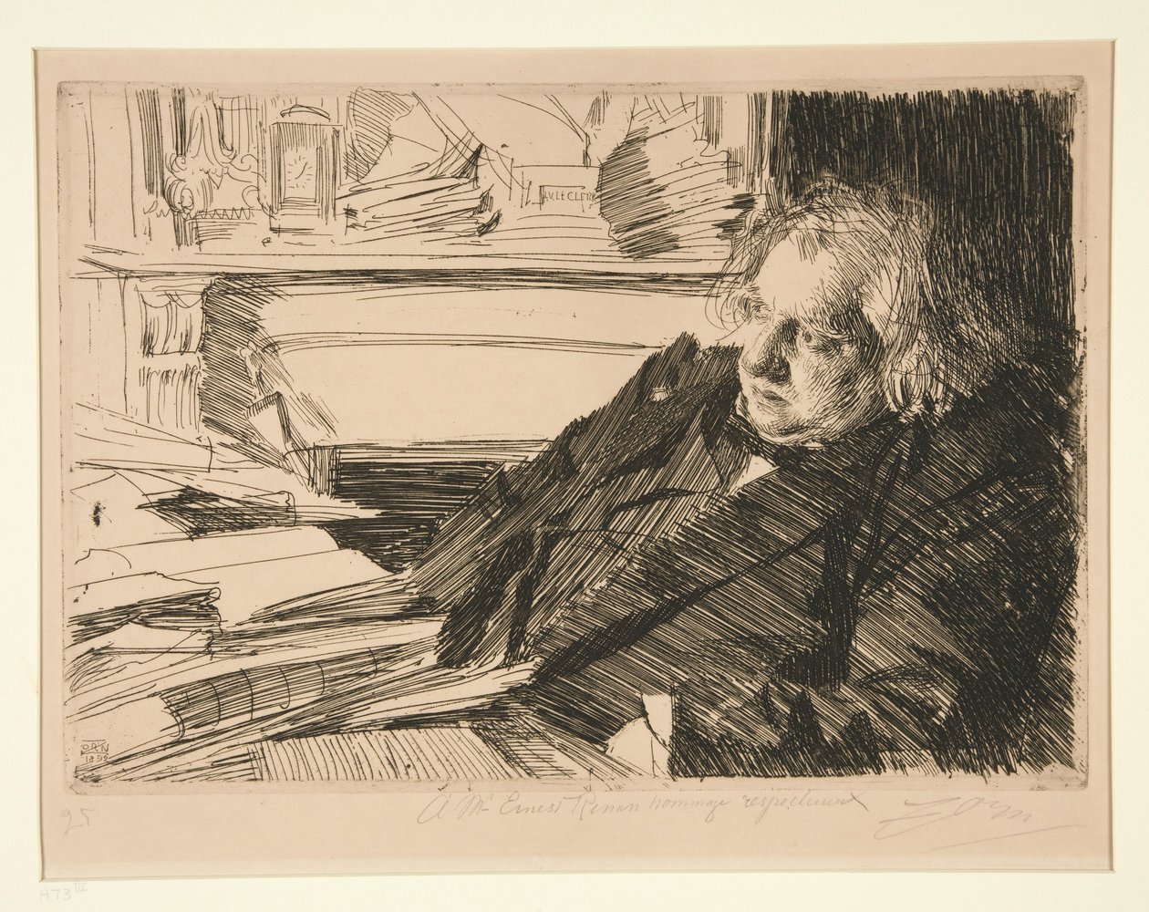 Ernest Renan alkotó: Anders Zorn