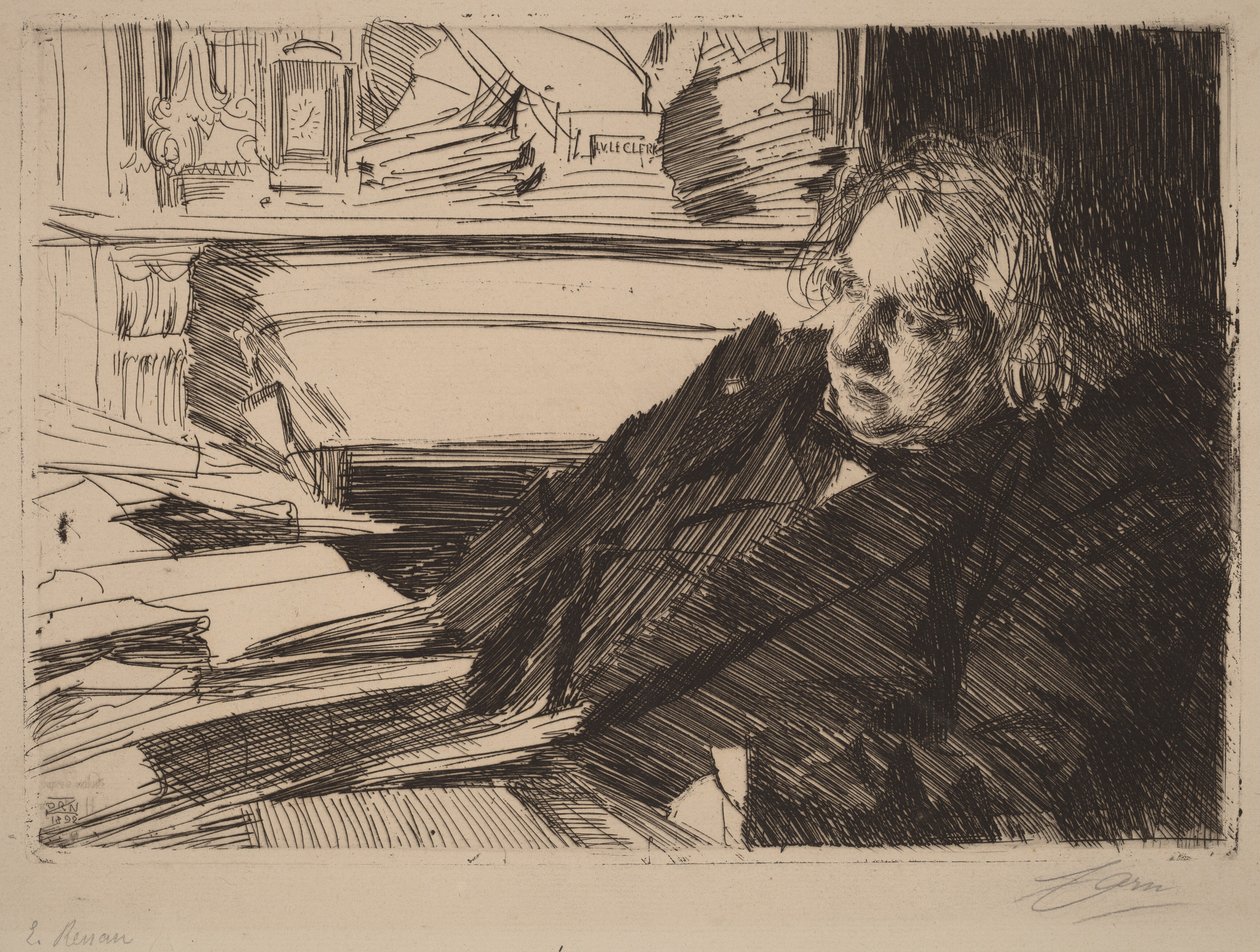 Ernest Renan alkotó: Anders Zorn