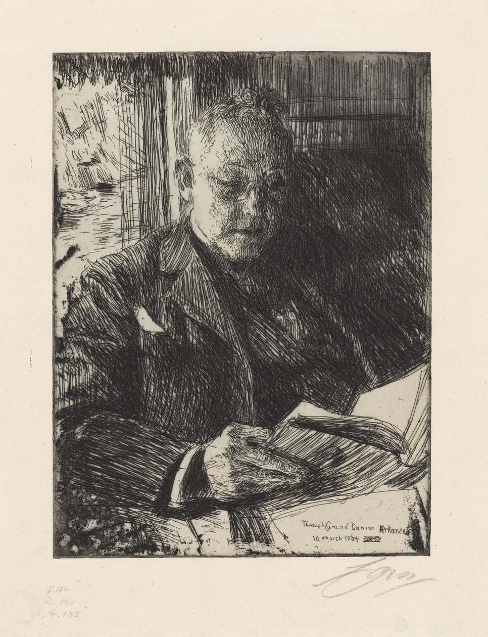 Útitárs, Ch. Deering úr alkotó: Anders Zorn