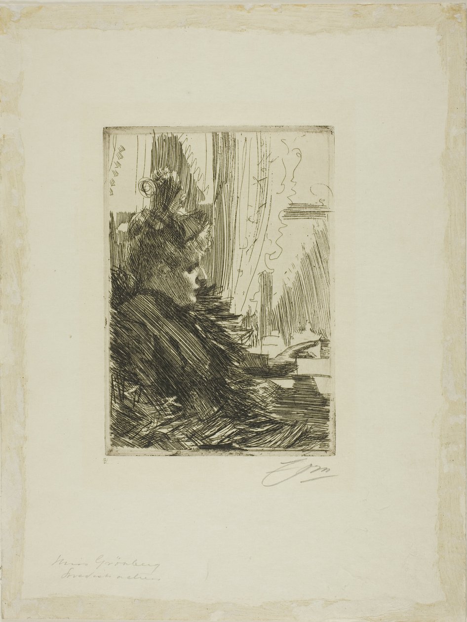 Grönberg Gerda III alkotó: Anders Leonard Zorn