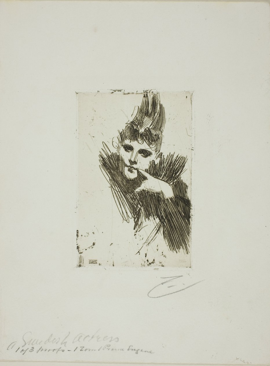Grönberg Gerda I alkotó: Anders Leonard Zorn