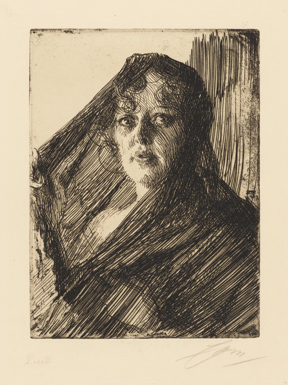 Gerda Lundequist alkotó: Anders Zorn